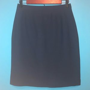 Mark Alexander Navy Blue Professional Pencil Skirt